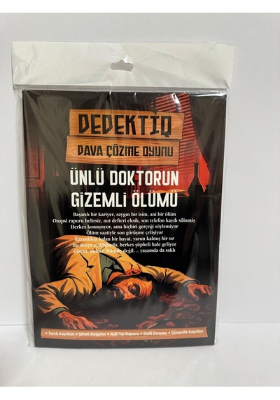 Dedektif Dava Çözme Oyunu Ünlü Doktorun Gizemli