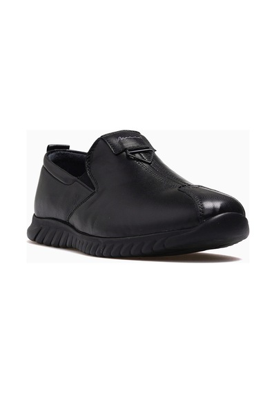 Yaşar Kaşlı Erkek Deri Comfort Casual Ayakkabı 26y Ykö-23059 Siyah Siyah