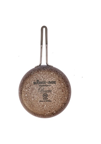 Brioni Stone Age Çizilmez Yanmaz Yapışmaz Terra 24 Cm Tava Kahverengi