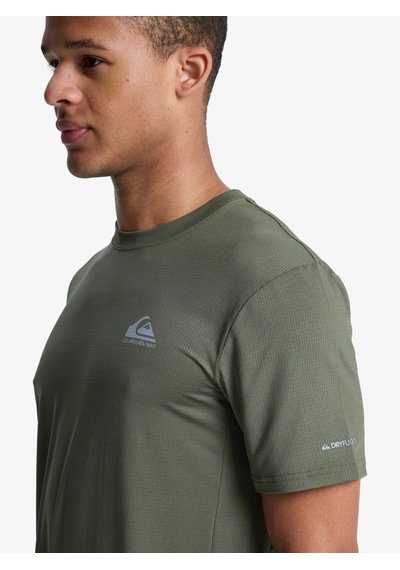 Quiksilver Quıksılver Caecılıan Erkek Iris Leaf - Solid T-shırt Eqyzt08292-6490 Haki