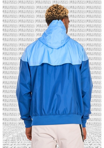 Nike Sportswear Windrunner Jacket Blue Navy Kapüşonlu Erkek Ceketi Mavi Lacivert