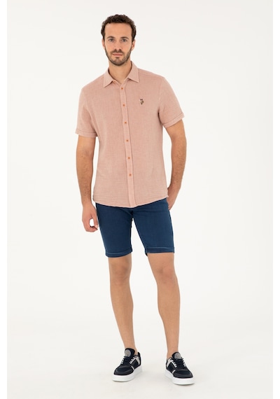 U.s. Polo Assn. Erkek Koyu Mavi Şort Jean 50288953-dn0023 Koyu Mavi