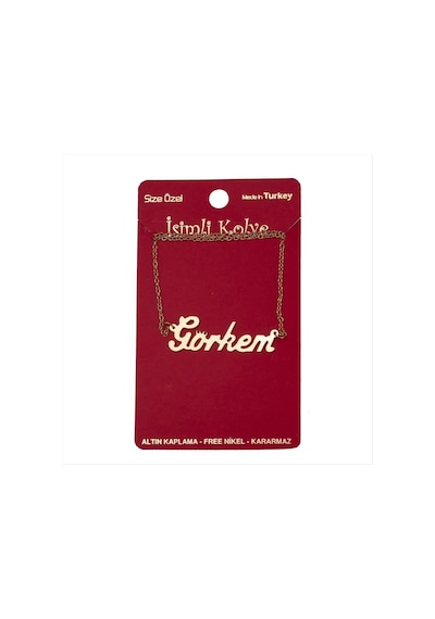 Görkem - 592 - İsimli - Csmo-tex - Kolye Sarı altın