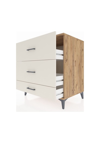 Kronos Şifonyer 3 Çekmeceli 88x59x96 Çam-aytaşı Atlas Çam