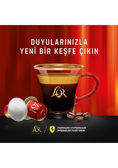 L'or Maranello Espresso Nespresso Uyumlu Alüminyum 20 Kapsül Kahve
