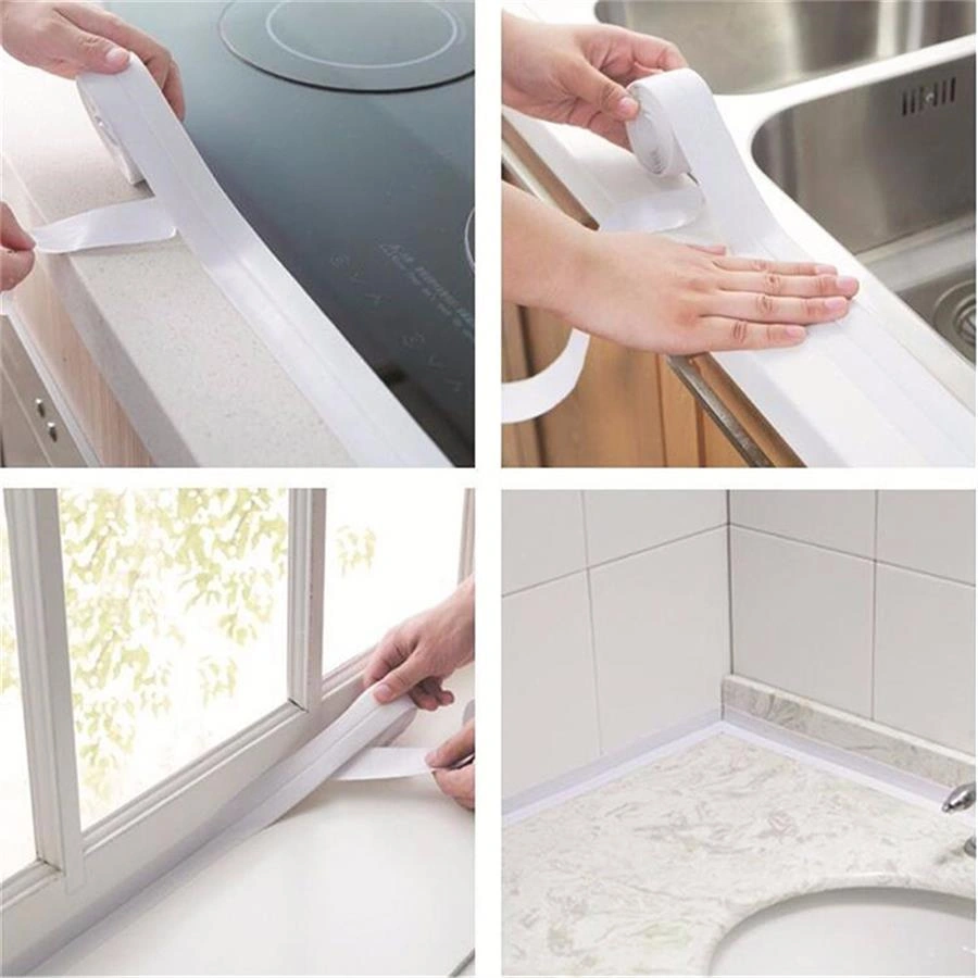 Mutfak Lavabo Klozet Duvar Duşakabin Derz Dolgu Fayans Kapatıcı 1,5 Mt Su Sızdırmaz Geçirmez Bant