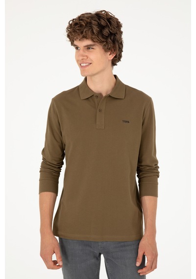 U.s. Polo Assn. Erkek Haki Sweatshirt 50295169-vr027 Haki