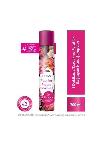 Peonies Roses Bouquet Hacimlendirici Kuru Şampuan Uv Korumalı 200ml