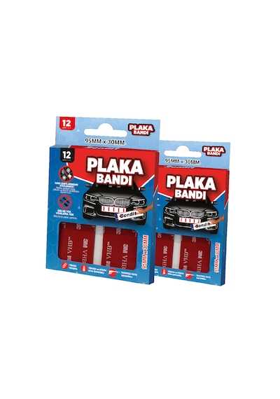 Bondit Plaka Yapıştırma Bandı 12 Adet
