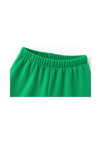 H&c Coolboy H&c %100 Pamuk Penye Bebek Tek Alt Pantalon 0-36 Ay Yeşil