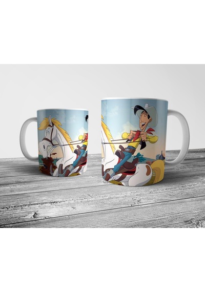 Pixxa Lucky Luke Red Kit Kupa Bardak Model 5