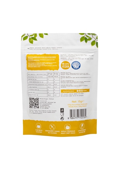 Fruvivo Dondurularak Kurutulmuş Kavun 15 G