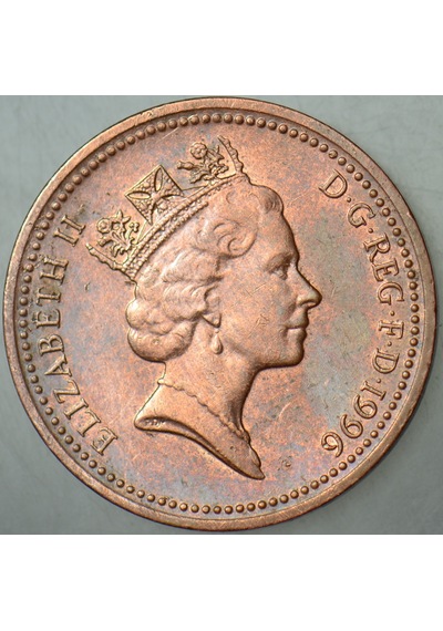 Birleşik Krallık 1 Penny 1996 Kraliçe Iı. Elizabeth. İngiltere.
