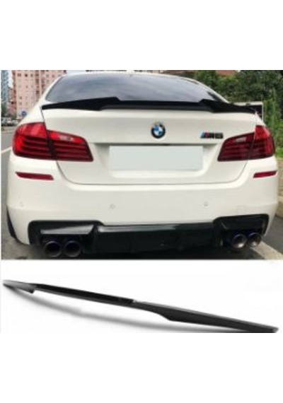 Bmw F10 M4 Spoiler Parlak Siyah Boyalı - F10 Spoiler Piano Black