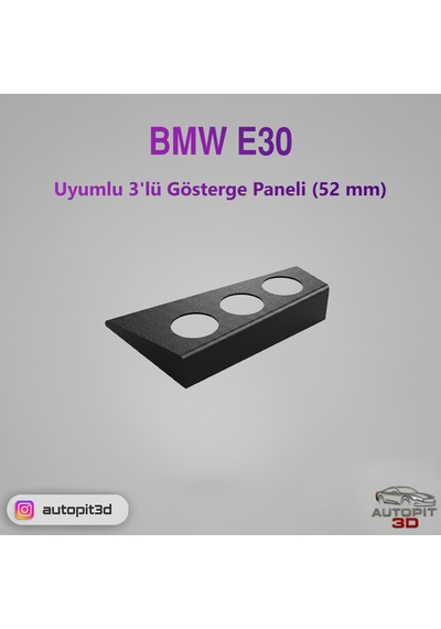 Bmw E30 Uyumlu 3'lü Gösterge Paneli 52 Mm