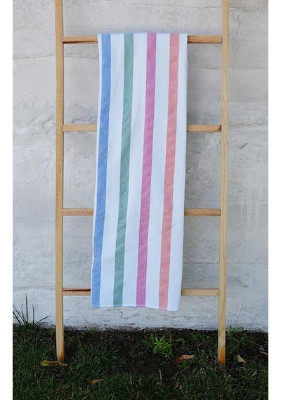 %100 Pamuk 90x160 Cm Unisex Plaj Havlusu Baveno Desen002