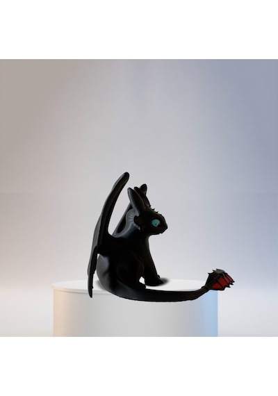 Ejderhanı Nasıl Eğitirsin Gecenin Öfkesi Siyah Ejderha Toothless 11 Cm
