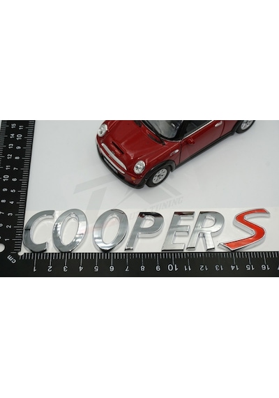 Mini Cooper S Logo Krom Abs Bagaj 3M 3D Yazı Amblem (548707790)
