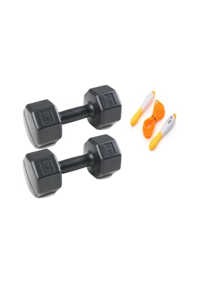 Ps Spor 2 Adet 4 Kg Dambıl + Sayaçlı Atlama Ipi