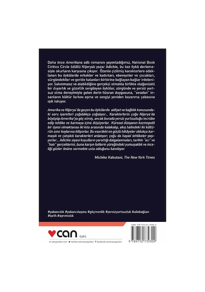 Boynunun Etrafındaki Şey - Chimamanda Ngozi Adichie - Can Yayınları
