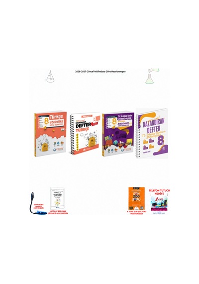 Çanta 8. Sınıf Lgs Türkçe Ve T.c. İnkılap Tarihi 127 4 Kitap Seti