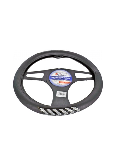 Nyf Direksiyon Kılıfı Fosforlu 38 Cm Siyah Ok İşareti Beyaz A-08