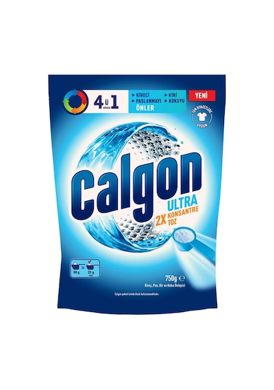 Calgon Ultra Konsa. Çamaşır Makinesi Kireç Önleyici 750g 2 Adet Diğer