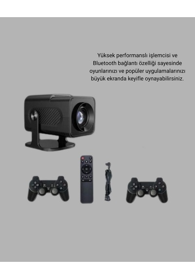 Android - 590 - Projeksiyon Game Box 1280x720p Hd Çözünürlük, Bluetooth,hdmı Ve - Shopgpt - Usb Girişli