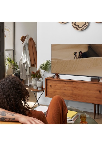 Sonos Beam Dolby Atmos Destekli Wi-fi Akıllı Soundbar, Tv Ses Sistemi, Airplay 2 Uyumlu, Hdmı Earc Bağlantılı, Kompakt Ev Sinema Hoparlörü