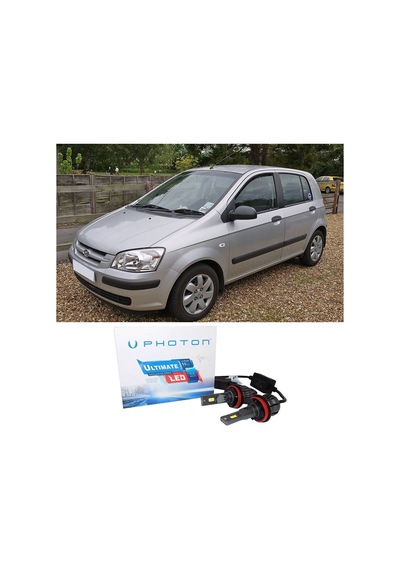Hyundai Getz Uzun + Kısa Far Ampulü H4 Ultimate Yeni Seri Beyaz 2002-2009