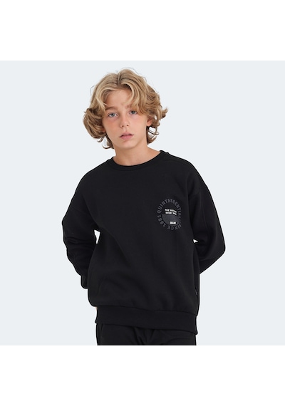 Slazenger LONE Çocuk  Siyah Sweatshirt
