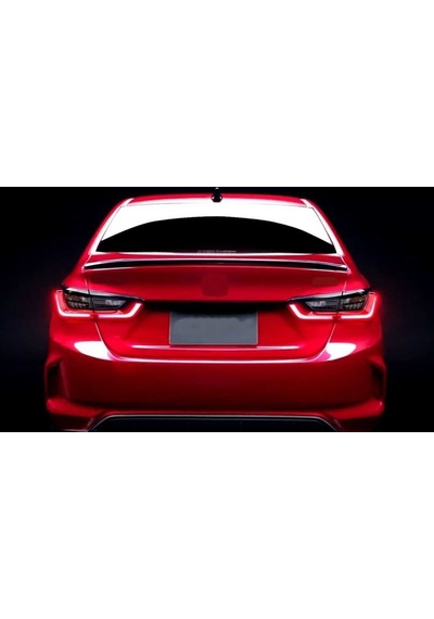 Honda City Uyumlu Bagaj Üstü Spoiler Rs Piano Black 2020+