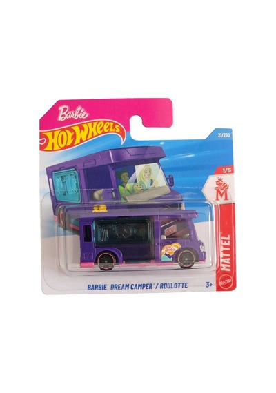 Barbie Dream Camper Mor Karavan - 2026 Yeni Renk G Case Koleksiyonluk Model Araba
