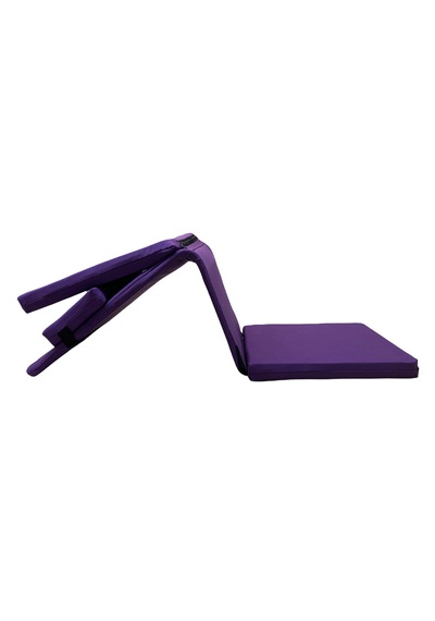 Ayrılabilir Çift Minderli İlave Destek Yastıklı Backjack Meditasyon Sandalyesi Yoga, Nefes Sandalyesi Mor