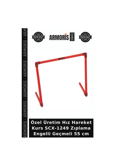 Özel Üretim Hız Hareket Kurs Scx-1249 Zıplama Engelli Geçmeli 55 Cm Çok Renkli
