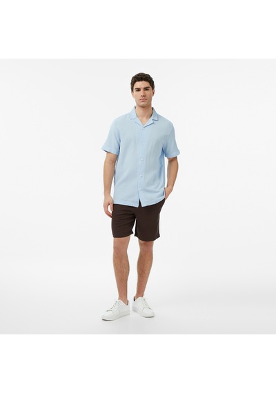 Nautica Erkek Mavi Regular Fit Kısa Kollu Gömlekdüzw65538t
