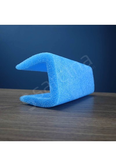 10 M Eşya Mobilya Ambalaj Köpüğü Kenar Köşe Koruyucu U Profil 5 x 5 CM Strafor Köpük