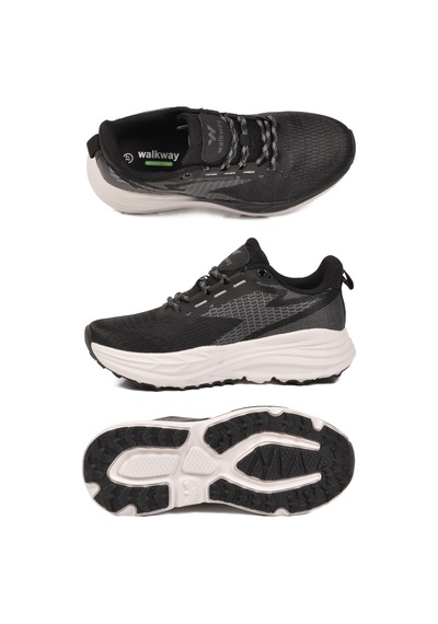 Walkway Flexion G Siyah-beyaz Memory Foam Unisex Spor Ayakkabı SİYAH-BEYAZ
