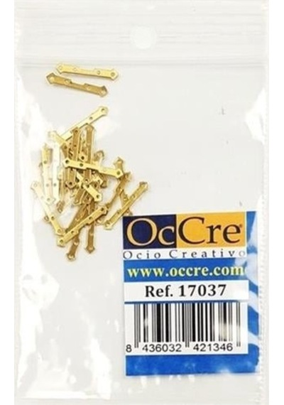 Occre 17037 Düz Menteşe 2.5x15 Mm. Prinç, 20 Adet-55329