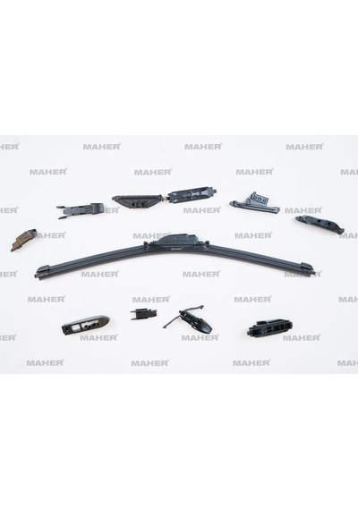 Silecek Süpürgesi Tek Tip Üniversal 11 Aparatlı 19 Muz 480mm
