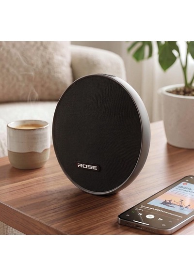 Rose Hp-605 Şarjlı Dekoratif Masa Üstü Bluetooth Hoparlör 18x18x5cm