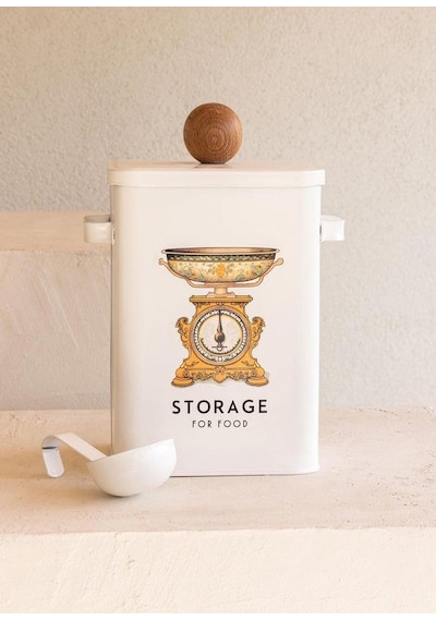 The Mia Storage Mutfak Saklama Kabı 13x20x28 Cm Stg0010 Beyaz