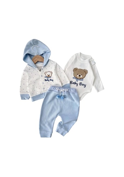 Altıntaş Baby Cute Teddy Bear %100 Pamuk Kapüşonlu Hırka Pantolon Body'li 3lü Takım Set Cute Teddy Bear Koyu Mavi Cute Teddy Bear Koyu Mavi Altıntaş Baby Cute Teddy Bear %100 Pamuk Kapüşonlu Hırka Pantolon Body'li 3lü Takım Set Cute Teddy Bear Koyu Mavi Cute Teddy Bear Koyu Mavi