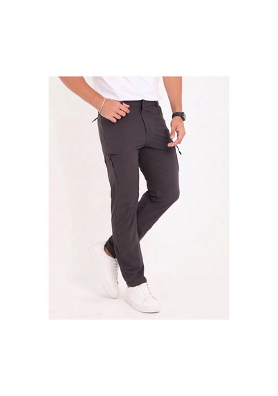 Outdo Erkek Taktik Pantolon Su İtici Likralı Yazlık Outdoor Esnek Rahat Dayanıklı Gri Gri