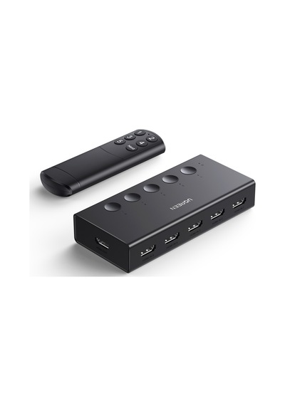 Ugreen 4k/60hz Hdmı 2.0 Switch 5-in-1, 5xhdmı In, 1xhdmı Out, 25857