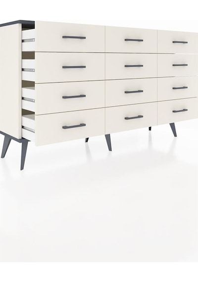 Arges Konsol 12 Çekmeceli 132x30x83 Aytaşı-antrasit/aytaşı Antrasit/aytaşı Arges Konsol 12 Çekmeceli 132x30x83 Aytaşı-antrasit/aytaşı Antrasit/aytaşı
