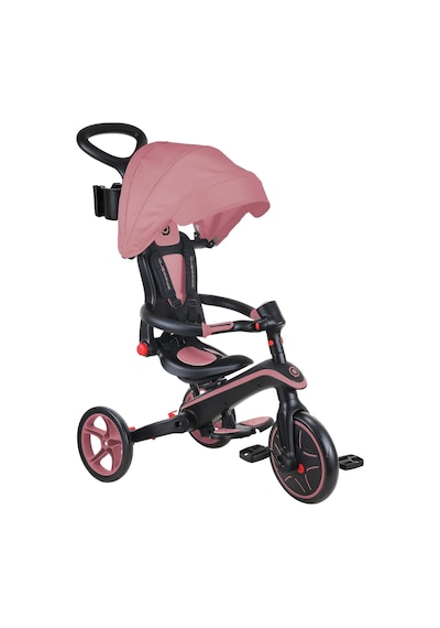 Globber Explorer 4in1 Katlanabilir Bisiklet Koyu Pastel Pembe Koyu Çok Renkli Pembe