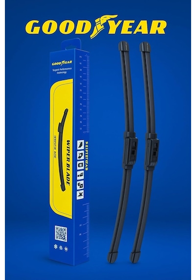 Ford Transit Connect 2002-onwards İle Uyumlu Supermute 2'li Silecek Takımı, 550mm 500mm