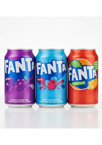 Fanta Grape-berry-fruit Twist Üçlü Tadım Seti