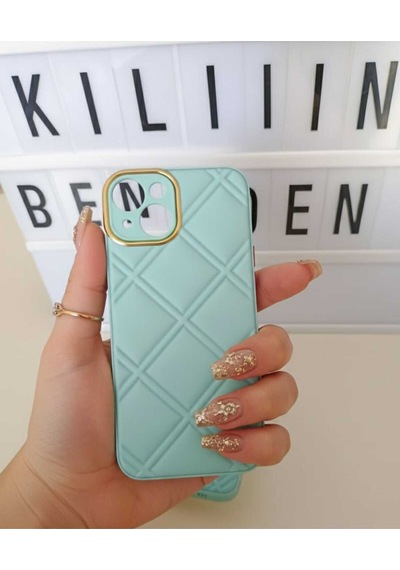 Apple Uyumlu iPhone 13 / 14  Kılıf Modeli Turkuaz